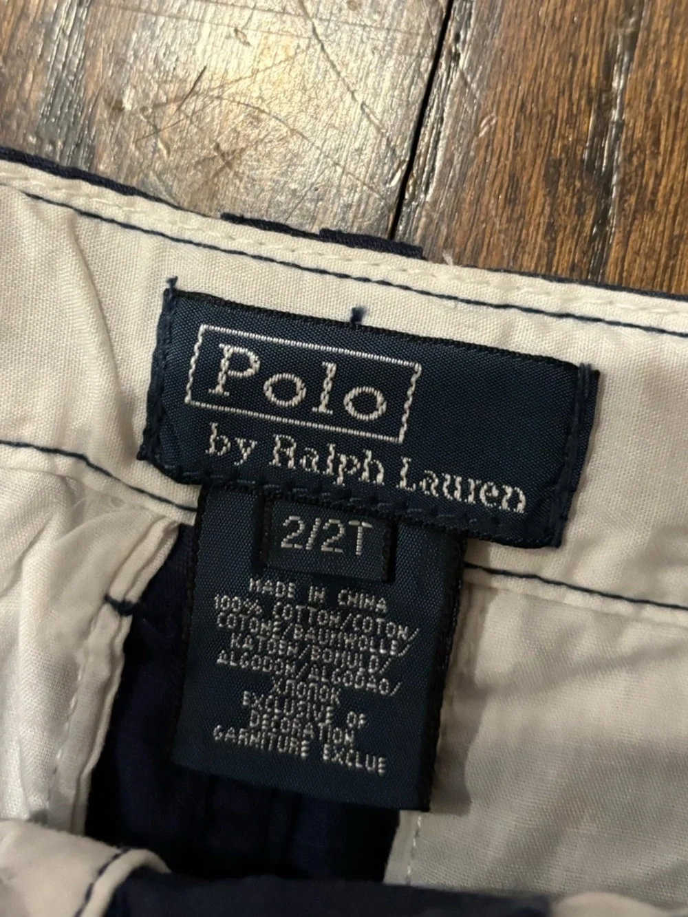 NWT ✨ Ralph Lauren light weight Navy Cargo Pants for Kids size 2T